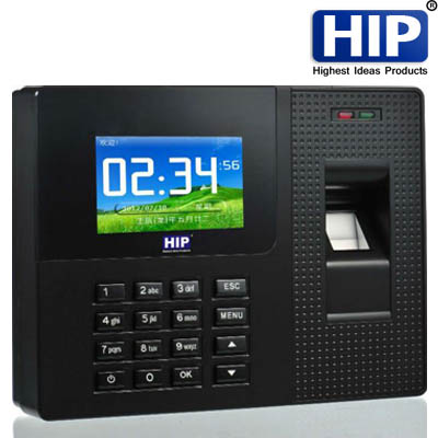 Fingerprint time attendance with simple access control.